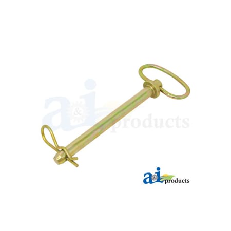 A & I Products Hitch Pin, Machined, 5/8" x 6 1/4 9" x4" x1" A-HPL103